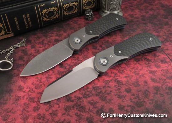 Trevor Burger - EXK Plus Front Flipper - Ti/CF - Blade Choice