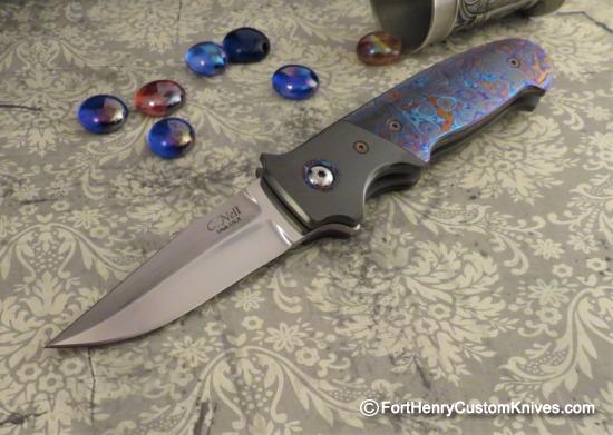 Chad Nell - NYF Full Dress - Black Alien Timascus & Zirconium