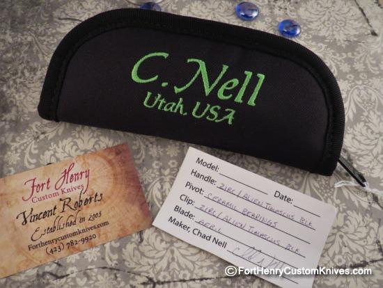 Chad Nell - NYF Full Dress - Black Alien Timascus & Zirconium - Image 9