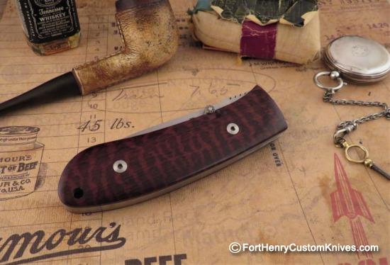 Bob Dozier - Large Folding Hunter - Snakewood - Image 2