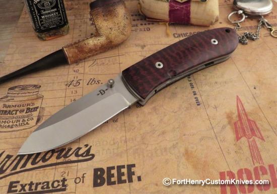Bob Dozier - Large Folding Hunter - Snakewood