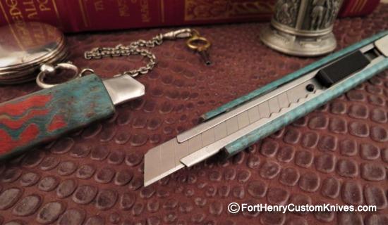 Hiroaki Ohta - Custom Box Cutter - Quilted Curly Maple - Image 5