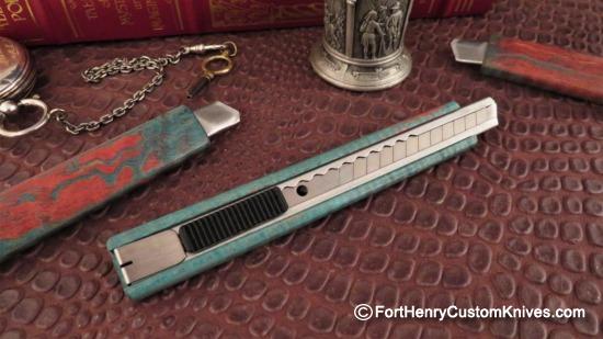 Hiroaki Ohta - Custom Box Cutter - Quilted Curly Maple - Image 6