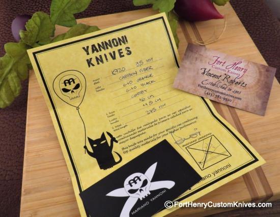 Mariano Yannoni - Custom Chef Knife - 6" - Image 7