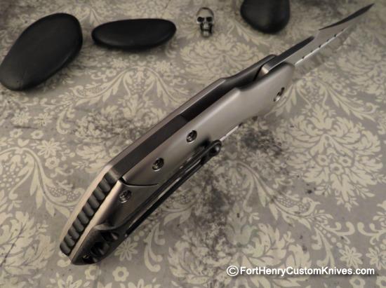 Begg Knives- Monochrome Astio - Full Titanium - Black Ice DLC Accents - Image 5