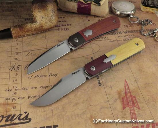 Enrique Pena - Custom Front Flippers ~ Apache & Clip Point Barlow - Choice