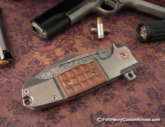 Andre de Villiers - Presentation Harpoon - Copper Frag / Damasteel - Image 2