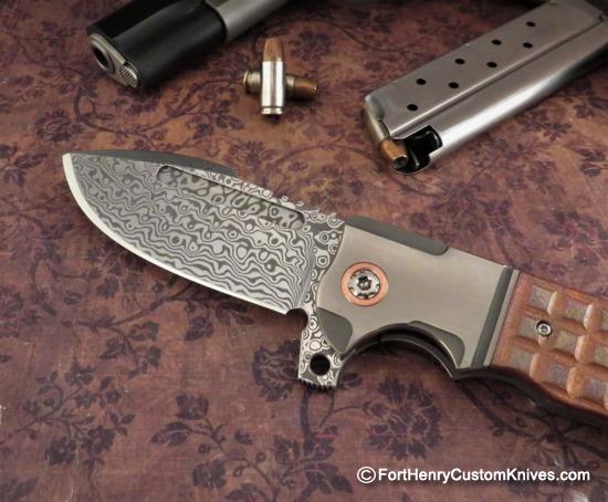 Andre de Villiers - Presentation Harpoon - Copper Frag / Damasteel - Image 3