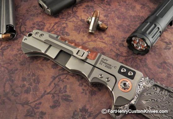 Andre de Villiers - Presentation Harpoon - Copper Frag / Damasteel - Image 7