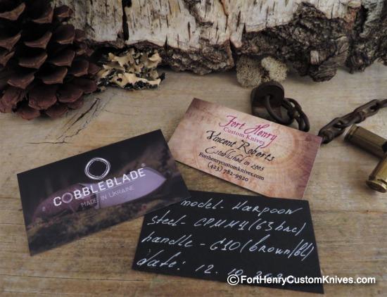 COBBLE Blade - Harpoon Camp Knife - CPM M4 - Image 9