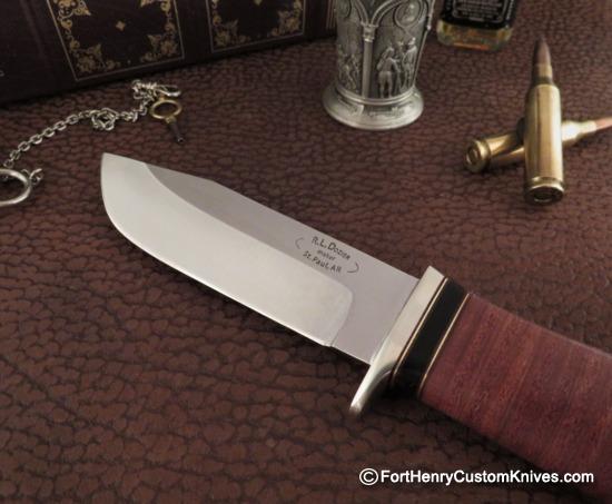 Bob Dozier - RARE Sisu Clip Point Hunter - Forged San Mai Blade - Image 4