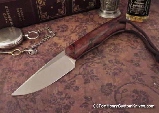 Joshua Gallardo Knives -  Custom Bird & Trout - Ironwood