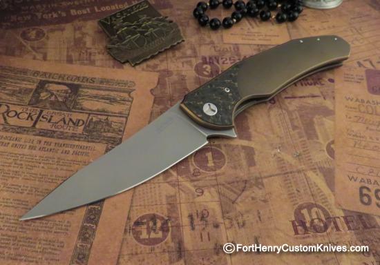 Bartosz Herman - Custom Ishtar - M390 - Gold Strike Carbon Fiber