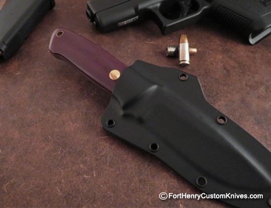 Bob Dozier - Rare Bodyguard - Burgandy Micarta - Image 5
