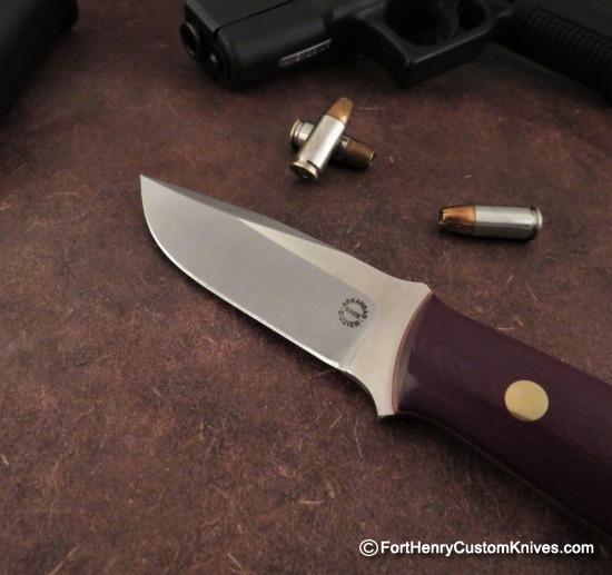 Bob Dozier - Rare Bodyguard - Burgandy Micarta - Image 2