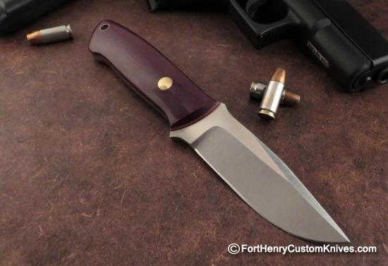 Bob Dozier - Rare Bodyguard - Burgandy Micarta - Image 4