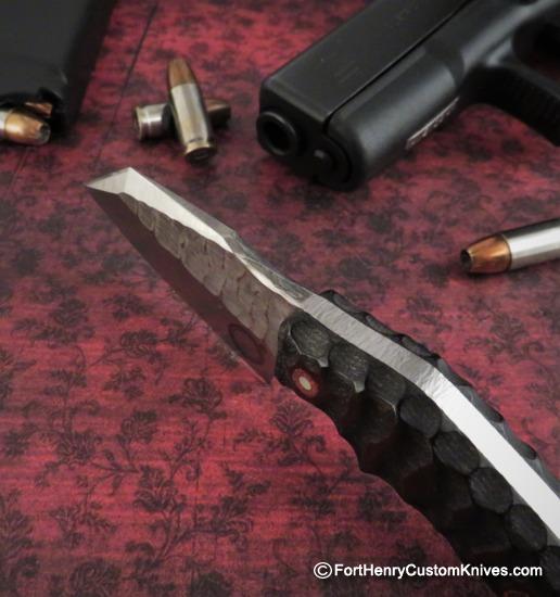 COBBLE Blade - NEW Model - Secret Agent - Red / Blk G-10 - Image 3