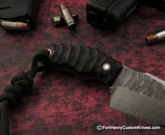 COBBLE Blade - NEW Model - Secret Agent - Red / Blk G-10 - Image 4