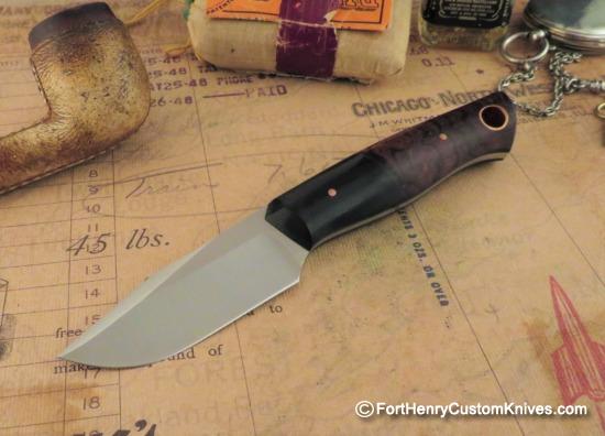 Joshua Gallardo Knives -  Custom Pocket Buddy - Ironwood / Micarta