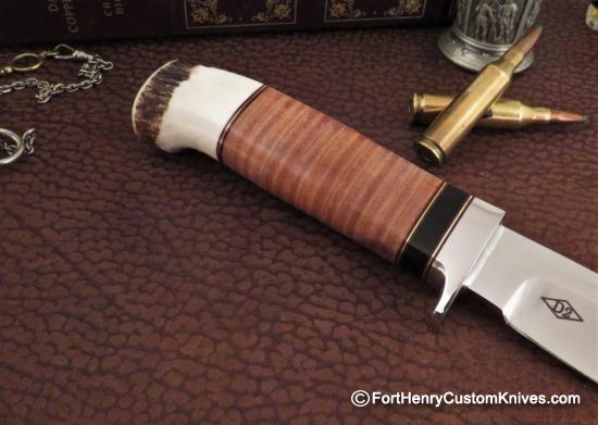 Bob Dozier - Custom Stick Tang - Clip Point Hunter - Image 4