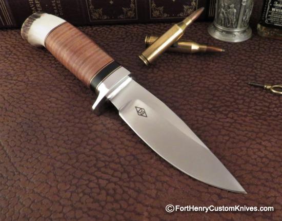 Bob Dozier - Custom Stick Tang - Clip Point Hunter - Image 5