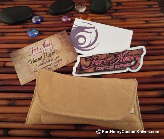 Dew Hara - Custom KAO - Money Clip Flipper - Damascus - Image 6