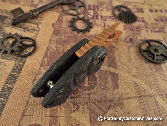 Koch Tools - Custom Gnat - Copper Welded "Fat Carbon" - Image 3