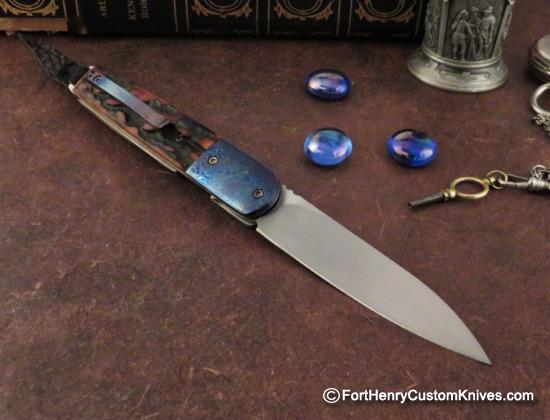 Kansei Matsuno - Dual Opening Front Flipper - Timascus & Stag - Image 8