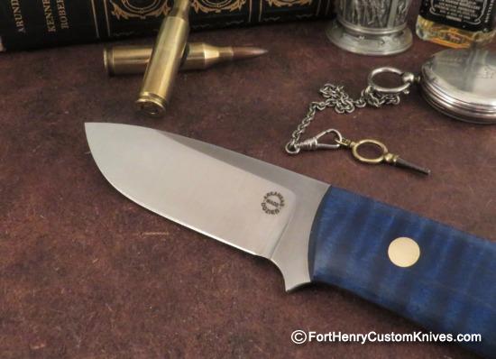 Bob Dozier - Custom Ordered - Loveless Drop Point - Curly Maple - Image 2