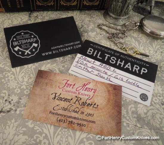 Biltsharp - Custom Newt - VGK Micarta - AEBL - Image 8