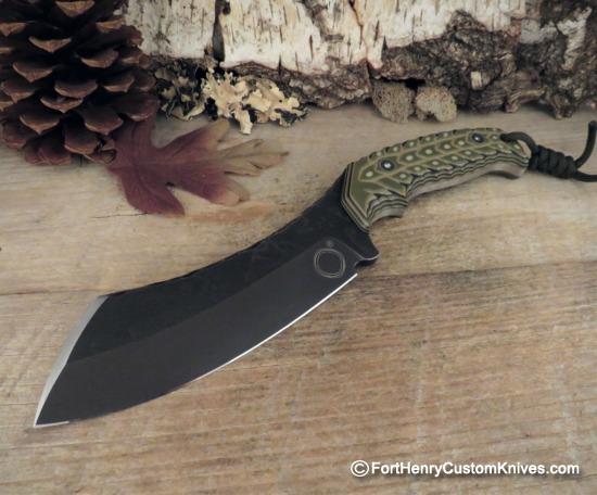 COBBLE Blade - Harpoon Camp Knife - CPM M4 - GITD - Benefit for Ukraine