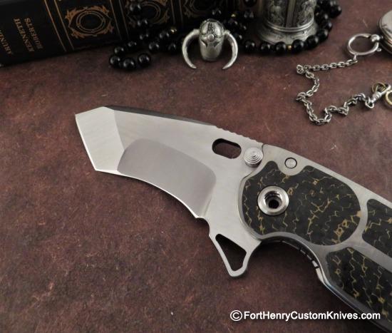 DireWare - New Style SOLO - Recurve Tanto Flipper - Fat Carbon - Image 6