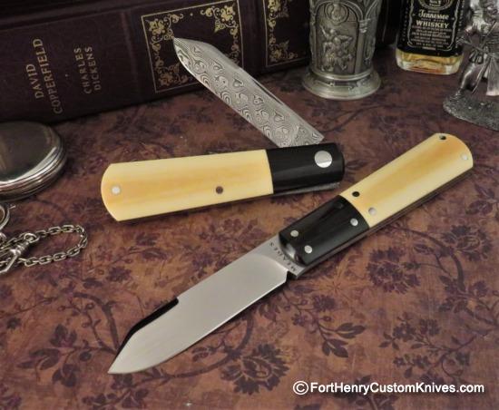 Thys Meades - RARE Matching Set - Slipjoint & Fixed Blade - Vintage Westinghouse