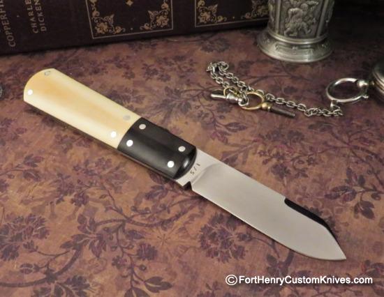 Thys Meades - RARE Matching Set - Slipjoint & Fixed Blade - Vintage Westinghouse - Image 4