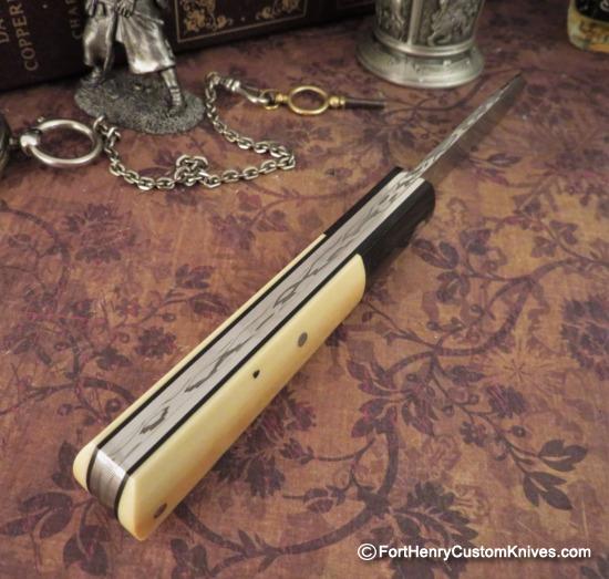 Thys Meades - RARE Matching Set - Slipjoint & Fixed Blade - Vintage Westinghouse - Image 7