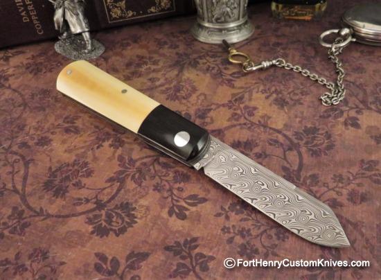 Thys Meades - RARE Matching Set - Slipjoint & Fixed Blade - Vintage Westinghouse - Image 8