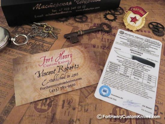 Alexander Cheburkov - Strisch (Lg) - San Mai Steel w/Inlay - Image 8