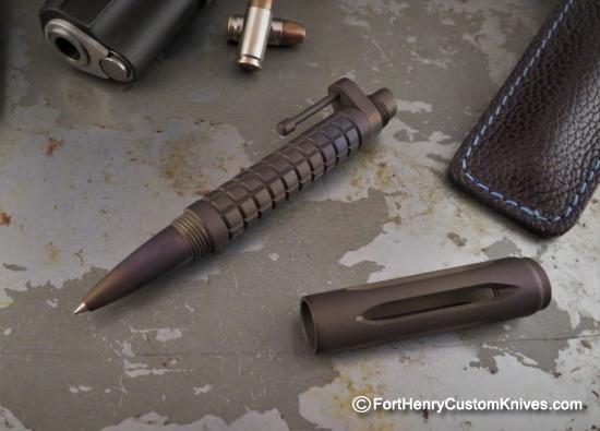 Dmitry Streltsov - Custom Titanium Pen - Legend w/ Oxide finish - Image 2