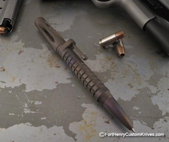 Dmitry Streltsov - Custom Titanium Pen - Legend w/ Oxide finish - Image 4