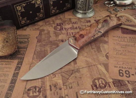 Joshua Gallardo Knives -  Custom Bird & Trout - Spalted Maple