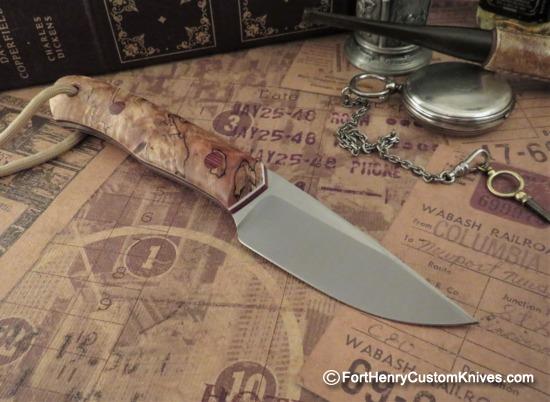 Joshua Gallardo Knives -  Custom Bird & Trout - Spalted Maple - Image 5