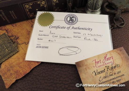 Jason Guthrie - Aero - Gold Snake Skin Carbon Fiber - Lefty - Image 7