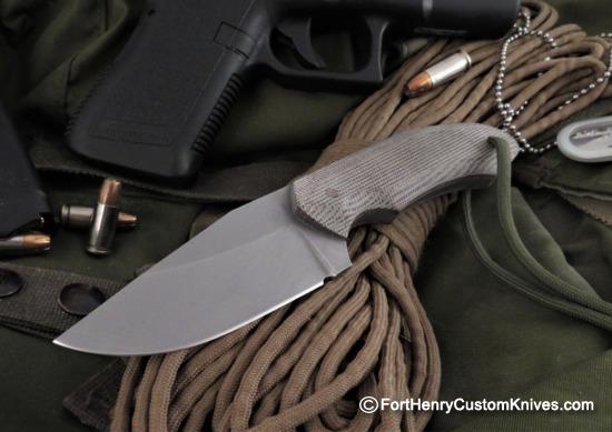 Boatright Bladeworks - Custom Bornhardt Fixed Blade - D2