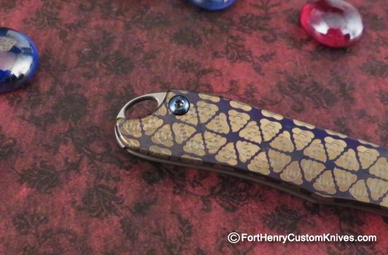 Darriel Caston - Lanny's Clip - Miniature Slip Joint - Stainless Damascus - Choice - Image 8