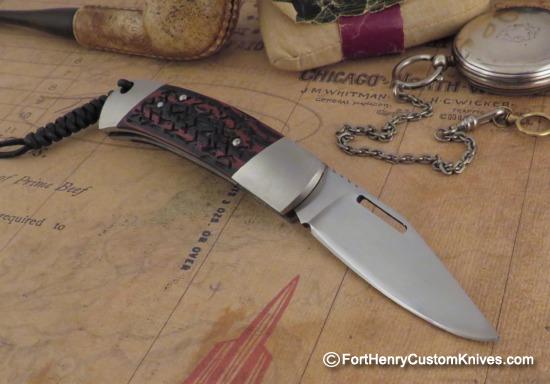 Riaan Ras Knives - Custom Slip Joint - Micarta - Image 6