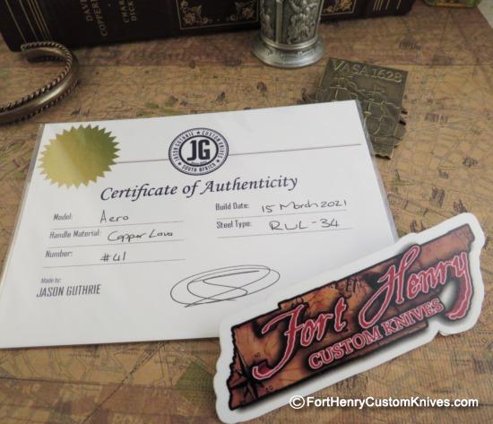 Jason Guthrie - Aero - Copper Lava Carbon Fiber - Image 7