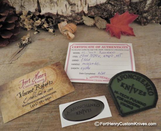 Aleksandr Afonchenko - Custom Hi Tech Puukko - S90V - Image 8