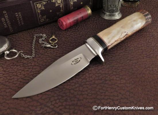 Bob Dozier - Custom Sambar Stag - Clip Point Hunter
