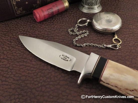Bob Dozier - Custom Sambar Stag - Clip Point Hunter - Image 2