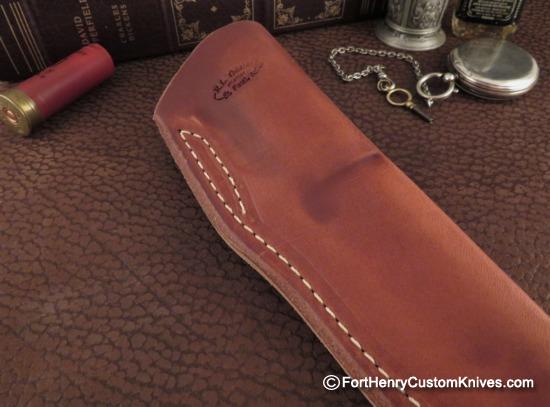 Bob Dozier - Custom Sambar Stag - Clip Point Hunter - Image 6